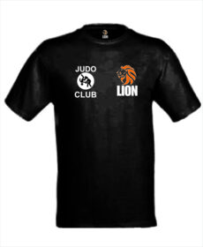 Judo T-shirt LION Club bedrukt met eigen clublogo