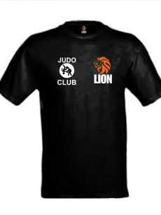 Judo T-shirt LION Club bedrukt met eigen clublogo