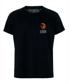 Lion Tshirt Fitness Athlete Wear - oranje leeuw