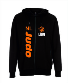 Lion Hoodie NL JUDO - zipped sport hoodie